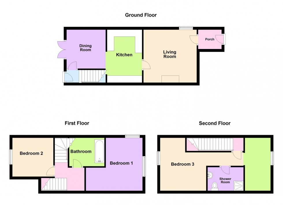 Floorplan for High Street, Fortuneswell, Portland