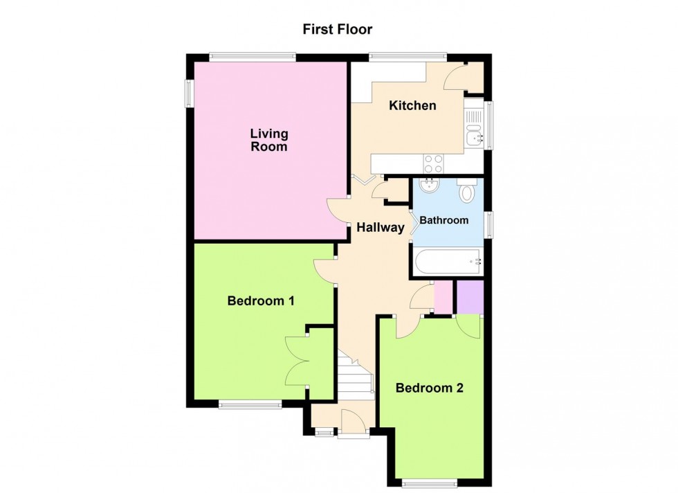 Floorplan for Hillcrest Road, Weymouth