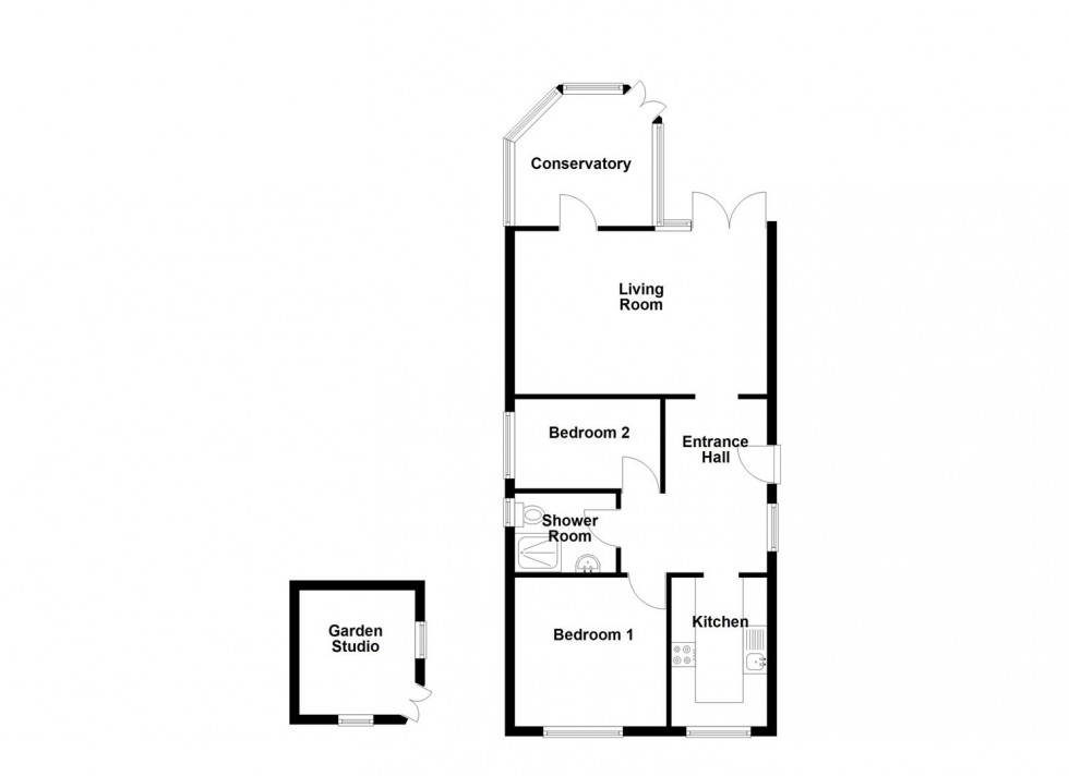 Floorplan for Panorama Road, Swanage