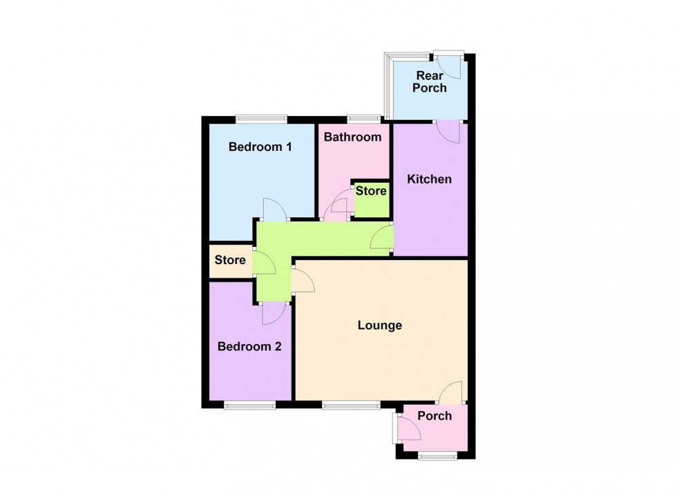 Floorplan for Tobys Close, Portland