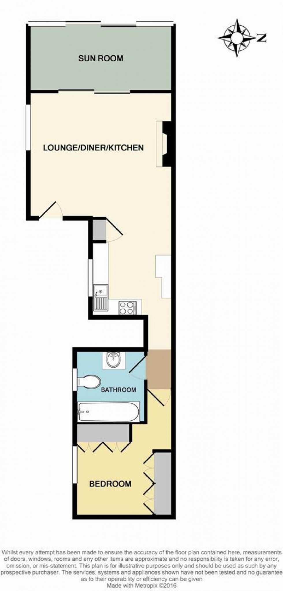 Floorplan for Arcade Terrace, Swanage