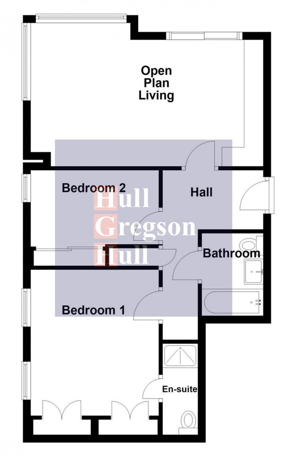 Floorplan for Ilminster Road, Swanage