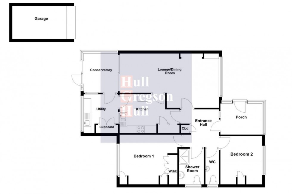 Floorplan for Durberville Drive, Swanage