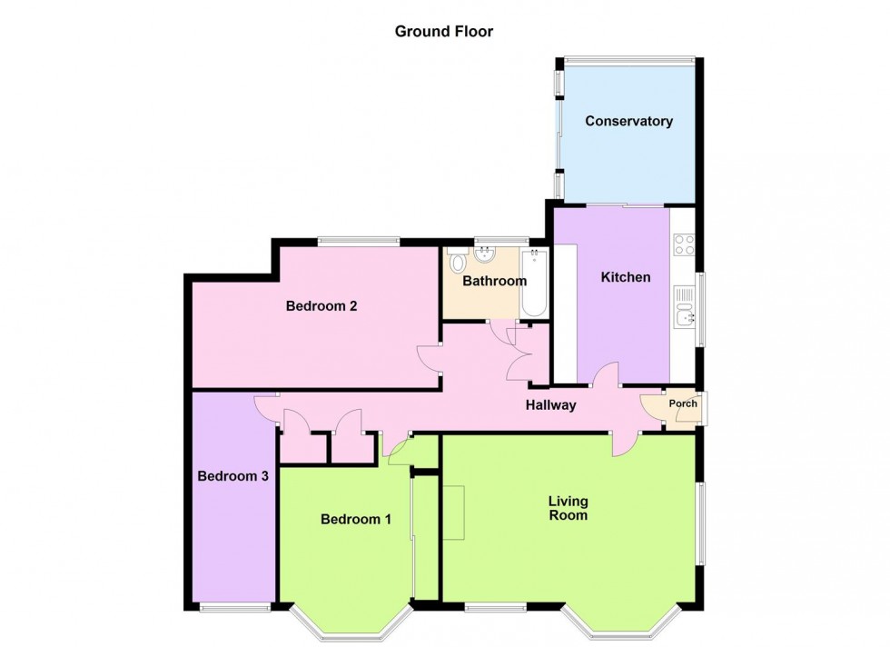 Floorplan for Rosecroft Road, Weymouth