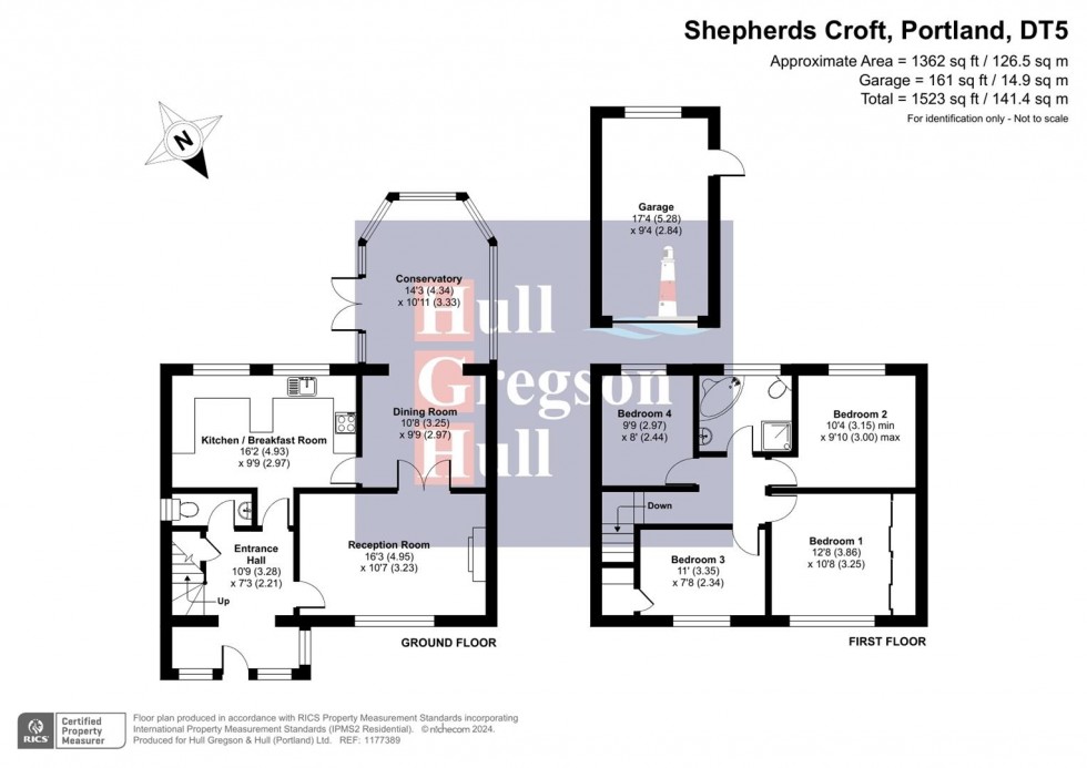 Floorplan for Shepherds Croft, Portland