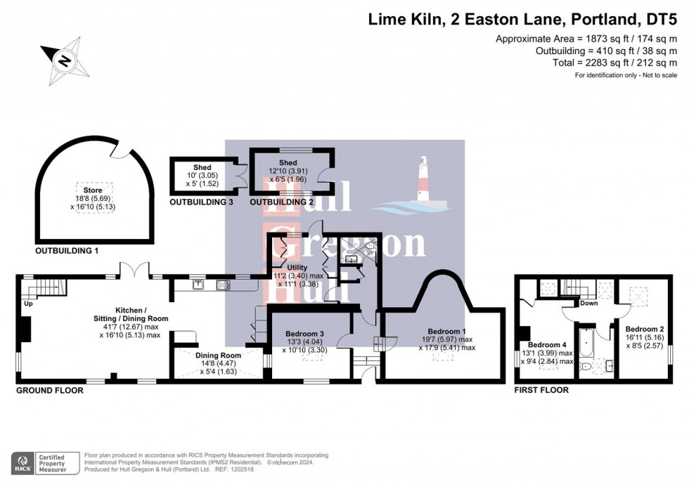 Floorplan for Easton Lane, Portland