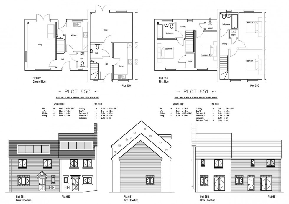 Floorplan for Plot 650 Curtis Fields, 95 Lanehouse Rocks Road, Weymouth DT4 9HY