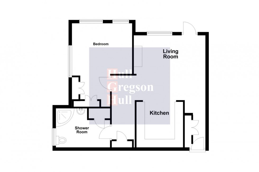 Floorplan for Hillcrest, Durlston Road, Swanage