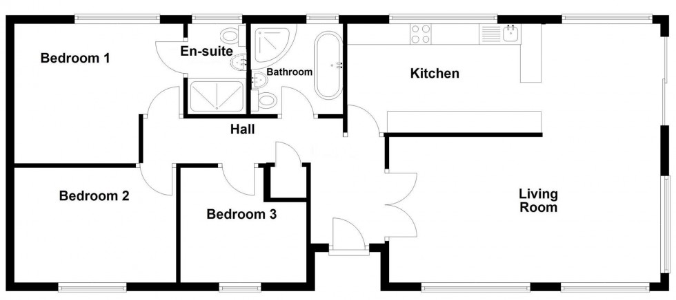 Floorplan for Cauldron Crescent, Swanage