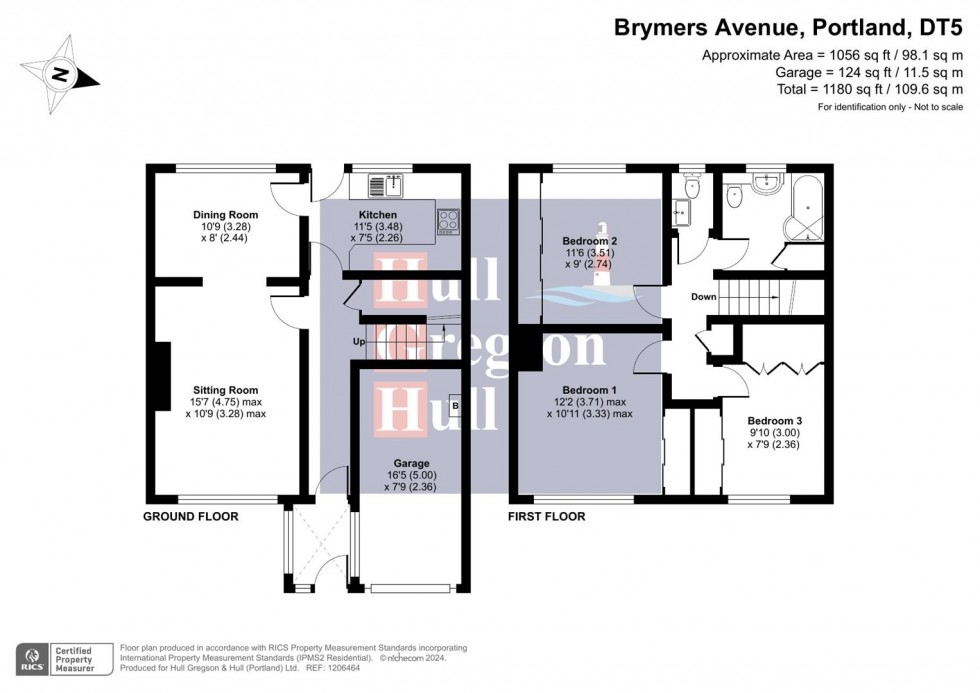 Floorplan for Brymers Avenue, Portland