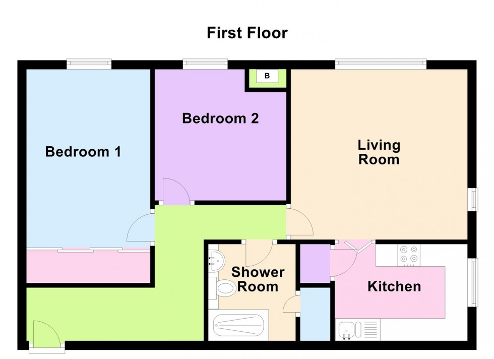 Floorplan for Knightsdale Road, Weymouth