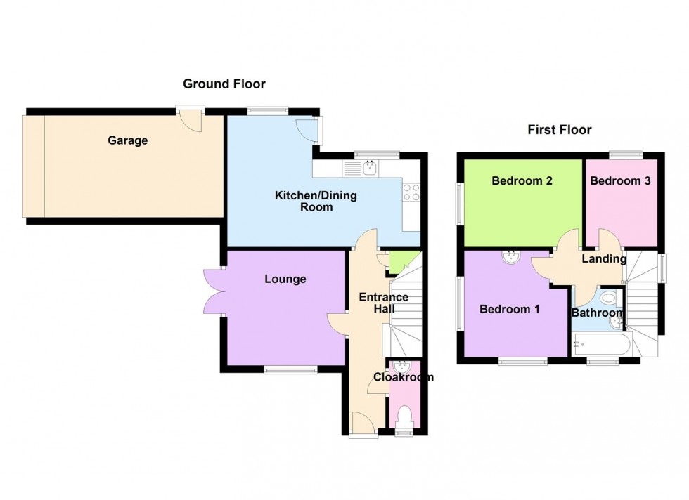 Floorplan for Dover Road, Weymouth