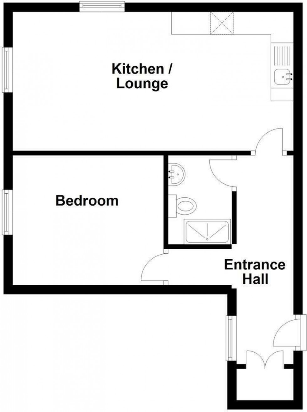 Floorplan for 3 Fortuneswell, Portland