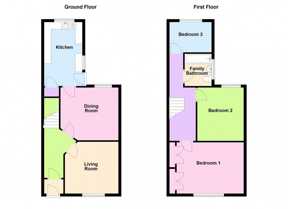 Floorplan for Victoria Place, Portland