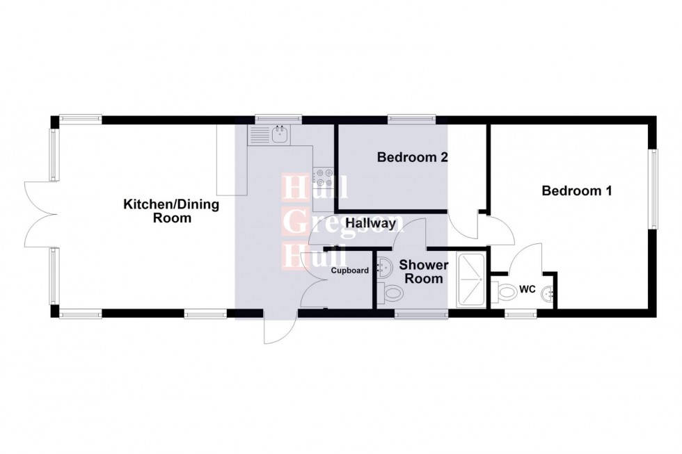 Floorplan for Priests Way, Swanage