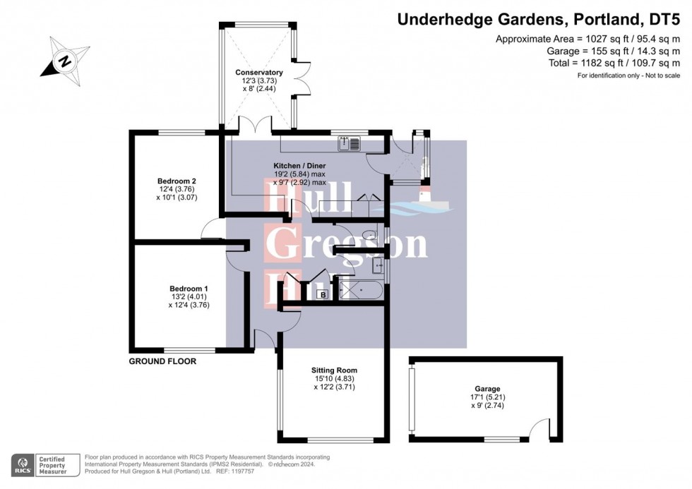 Floorplan for Underhedge Gardens, Portland