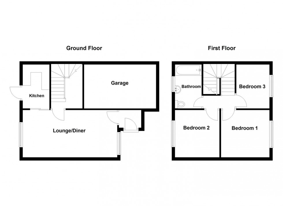 Floorplan for Croft Road, Portland