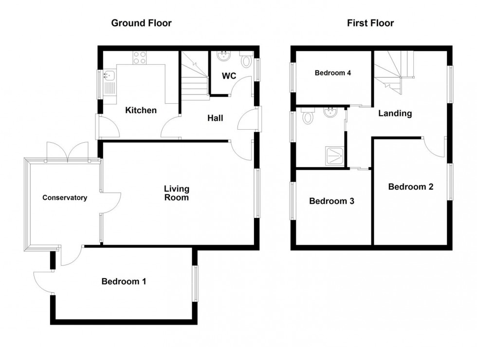 Floorplan for Sandholes Close, Portland