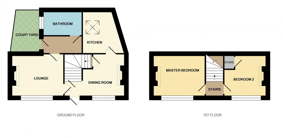 Floorplan for High Street, Fortuneswell, Portland