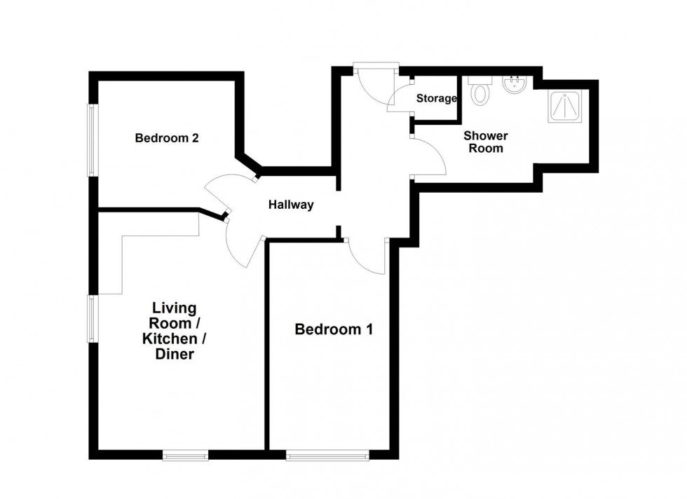 Floorplan for Fortuneswell, Portland