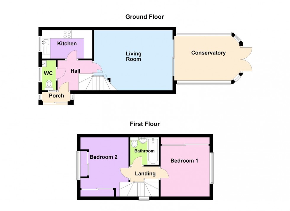 Floorplan for Dowman Place, Wyke Regis, Weymouth