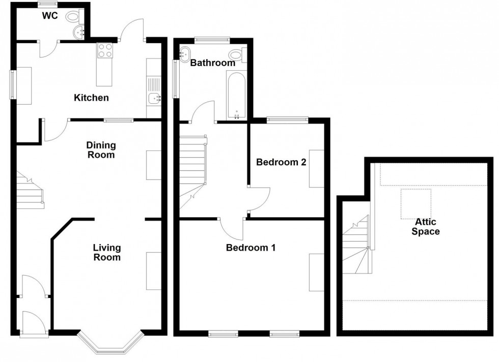 Floorplan for Gallwey Road, Weymouth