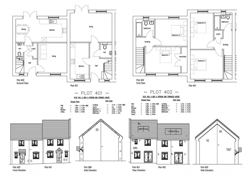 Floorplan for Plot 402 Curtis Fields, 28 Bramble Road, Weymouth, DT4 0FT