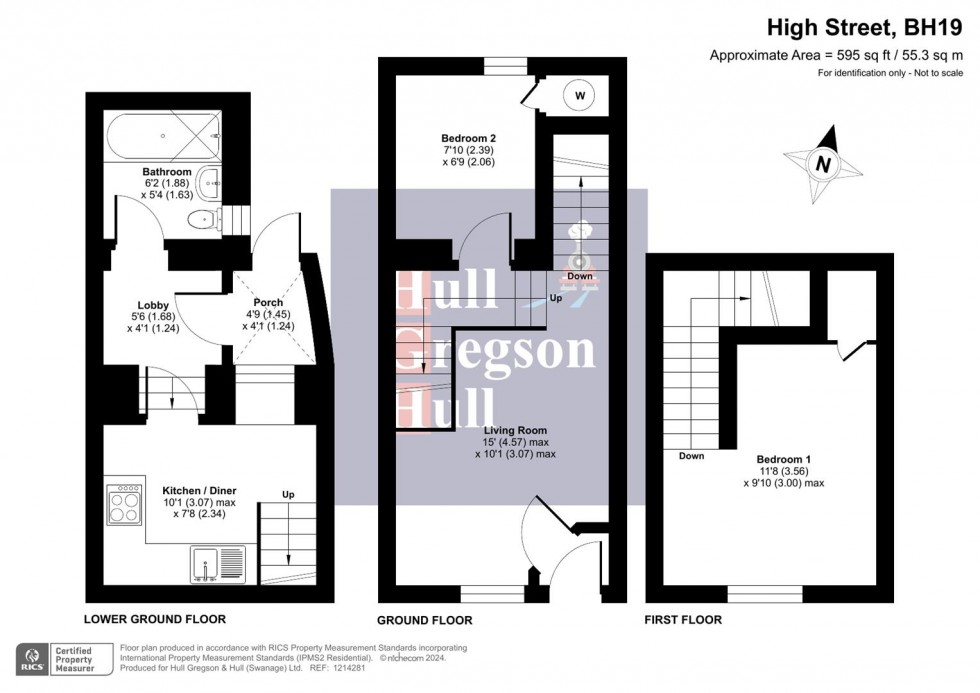 Floorplan for High Street, Swanage