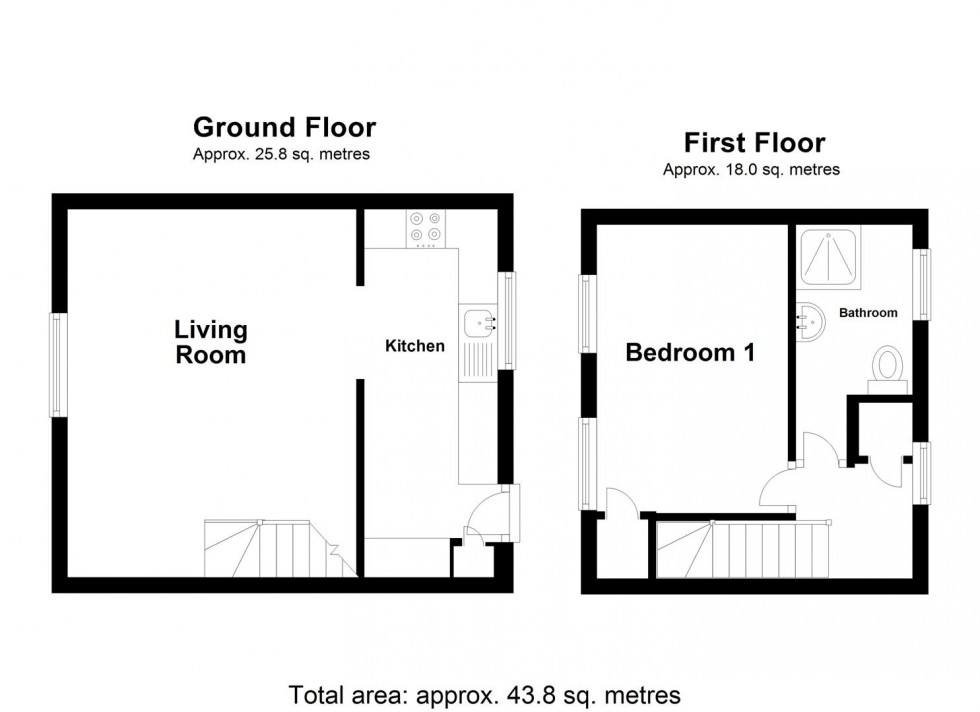 Floorplan for Lorton Lane, Weymouth