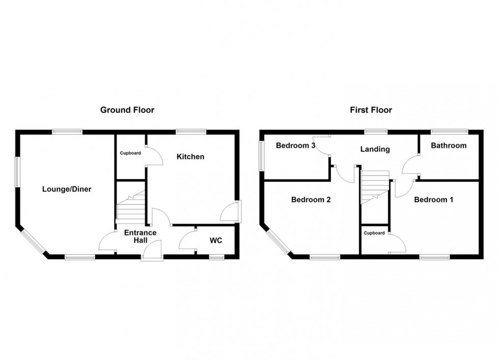 Floorplan for Bumpers Lane, Portland, Dorset