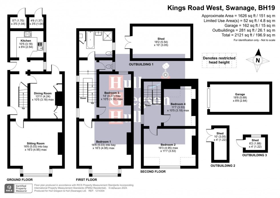 Floorplan for Kings Road West, Swanage