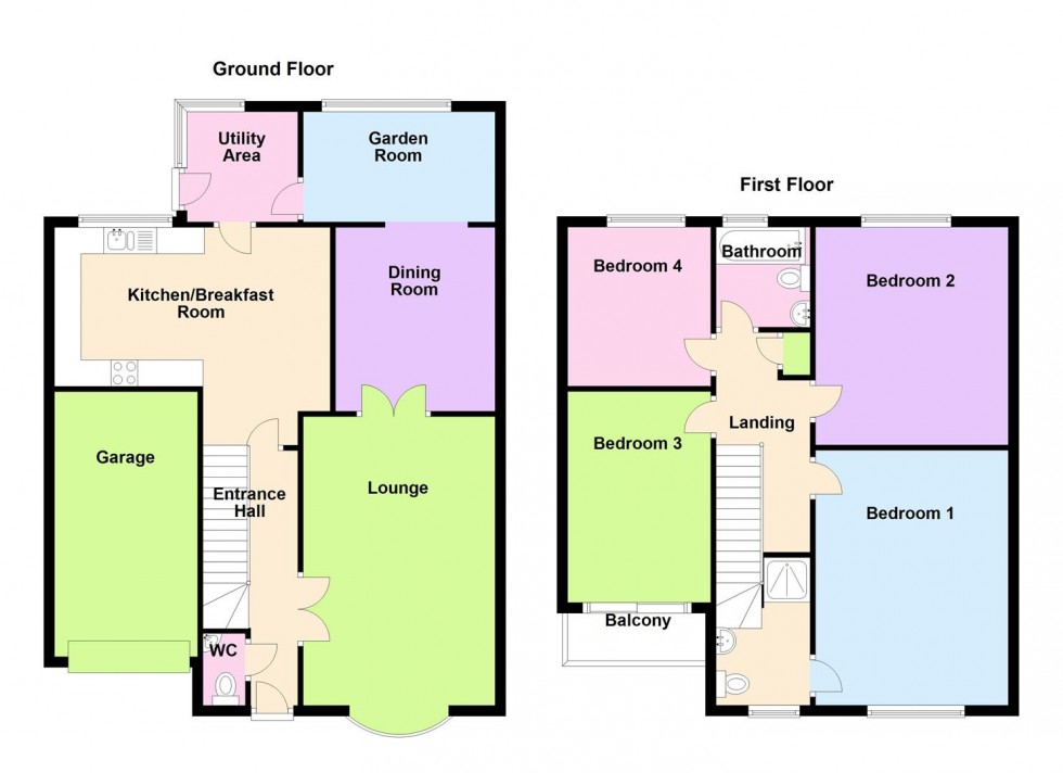 Floorplan for Seven Acres Road, Preston, Weymouth