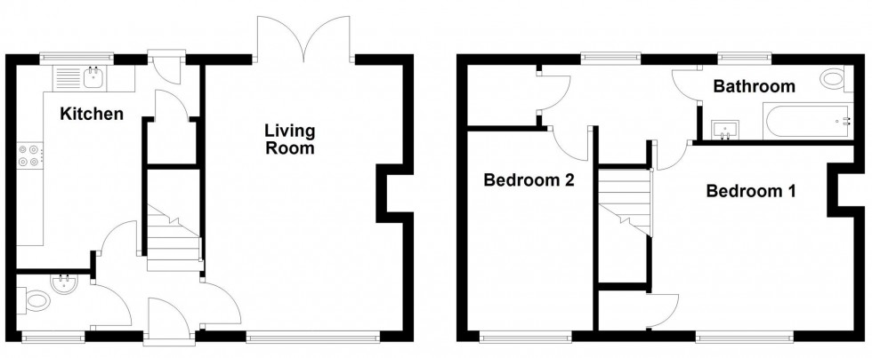 Floorplan for Podington Meadows, Chickerell, Weymouth