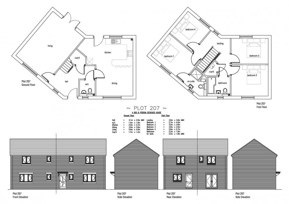 Floorplan for Orchard Way, Weymouth