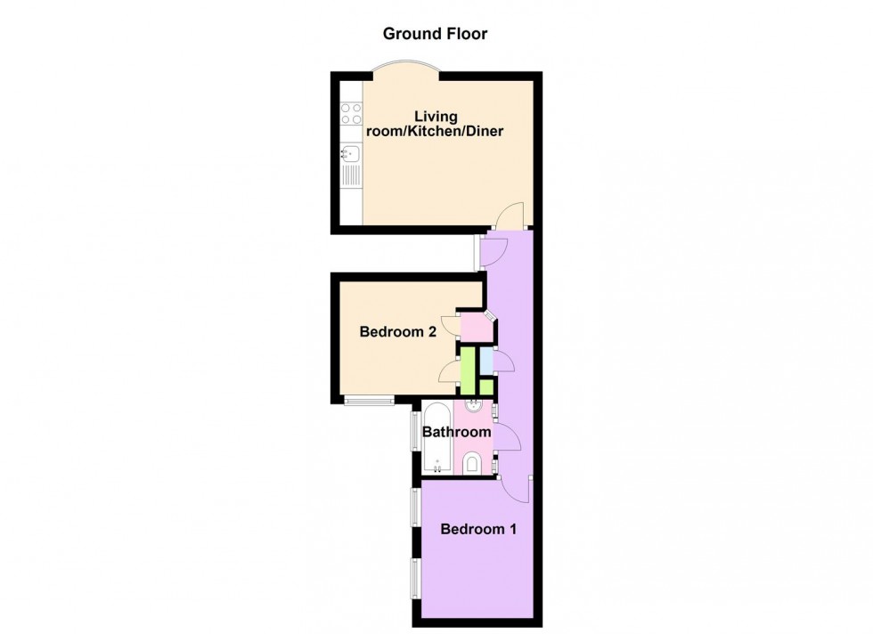 Floorplan for Crescent Street, Weymouth