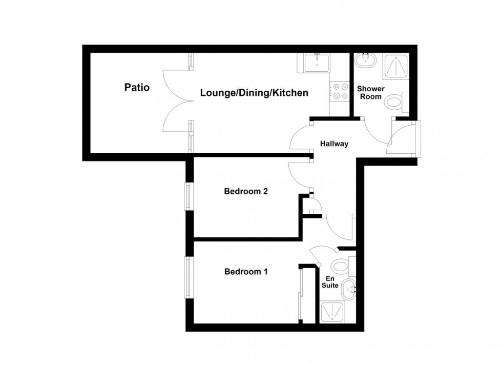 Floorplan for Station Road, Swanage