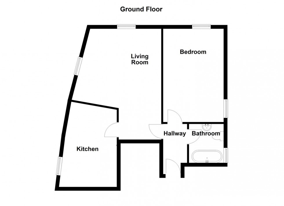 Floorplan for Taunton Road, Swanage