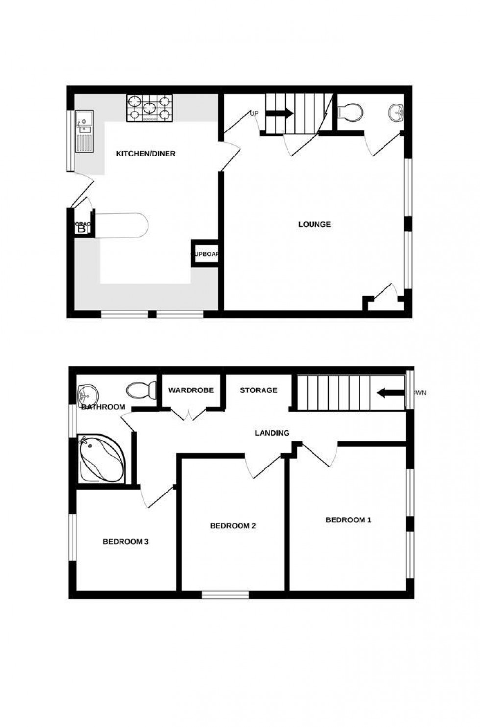 Floorplan for High Street, Swanage