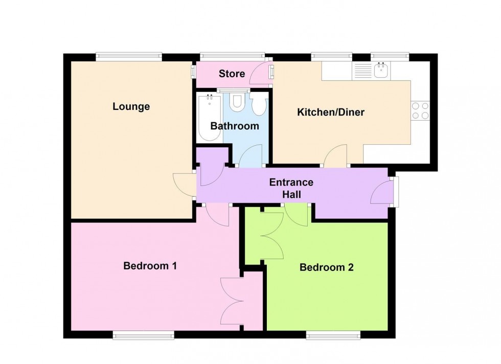 Floorplan for Blindmere Road, Portland