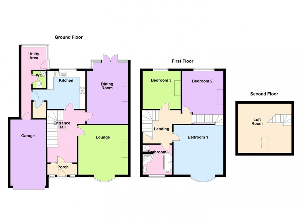 Floorplan for Kempston Road, Weymouth