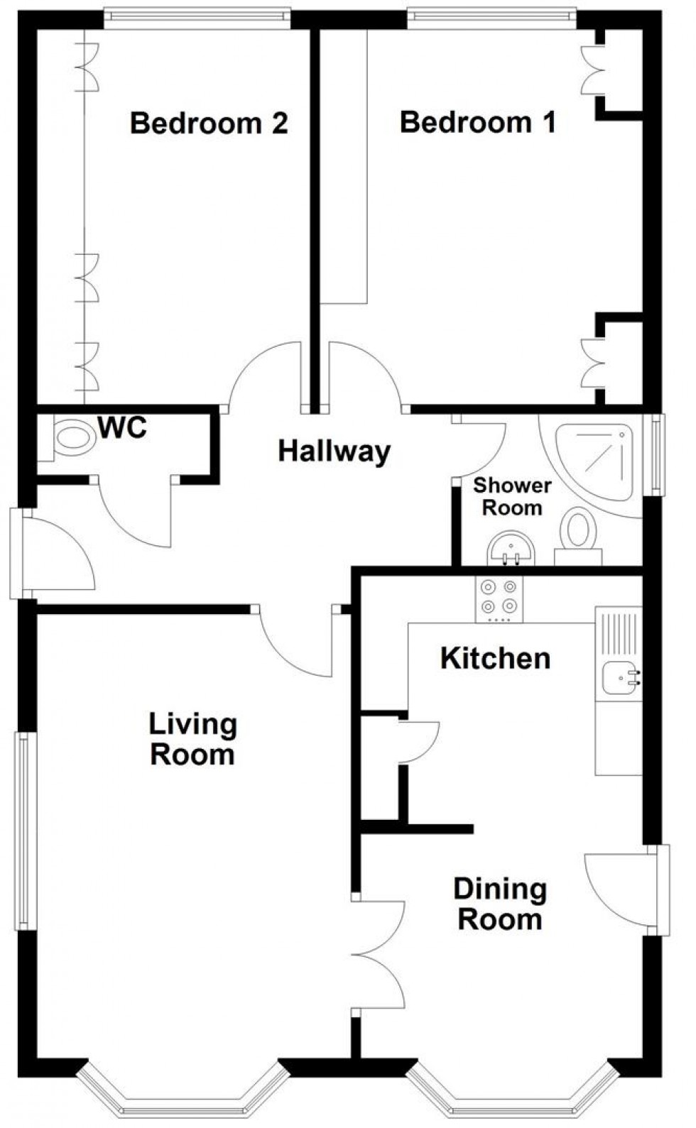 Floorplan for Broadcroft Gardens, Portland