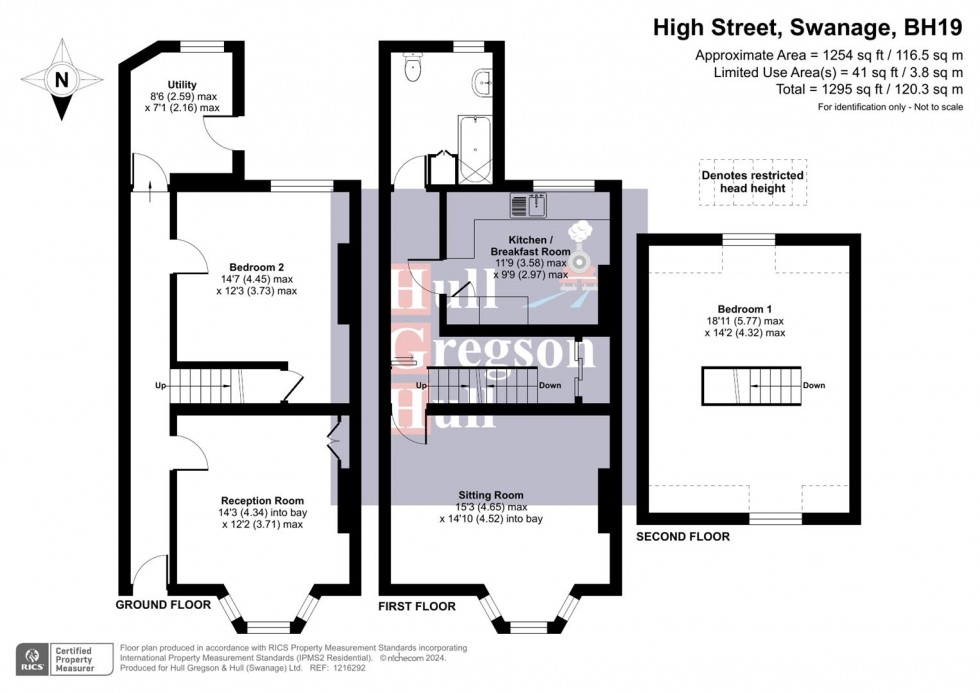 Floorplan for High Street, Swanage