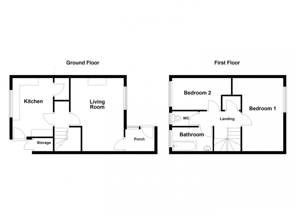 Floorplan for Furlands, Portland