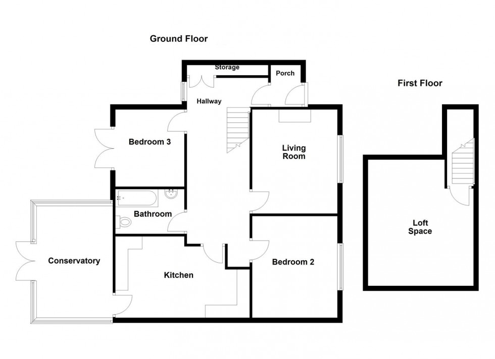 Floorplan for Westover, Chickerell, Weymouth