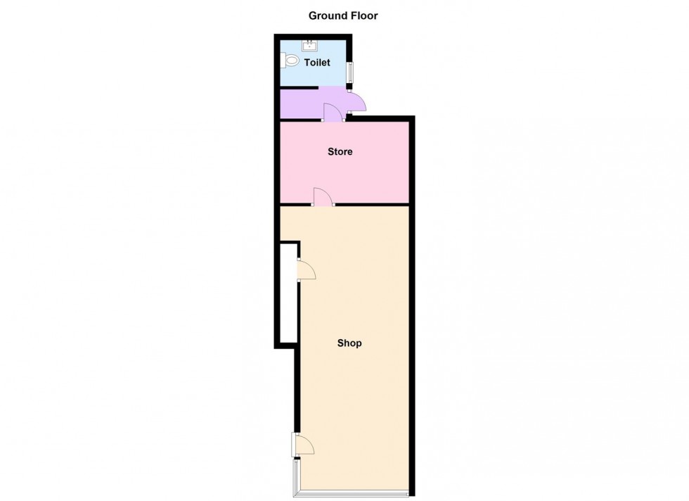 Floorplan for Great George Street, Weymouth