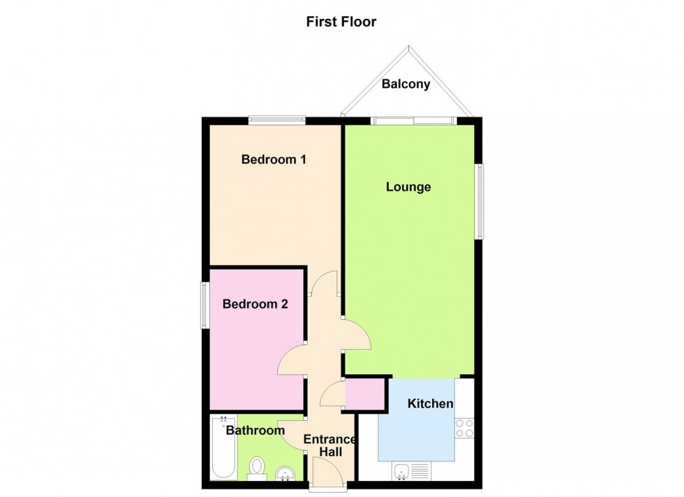 Floorplan for Windsor Court,, 8 Westerhall Road,, Weymout