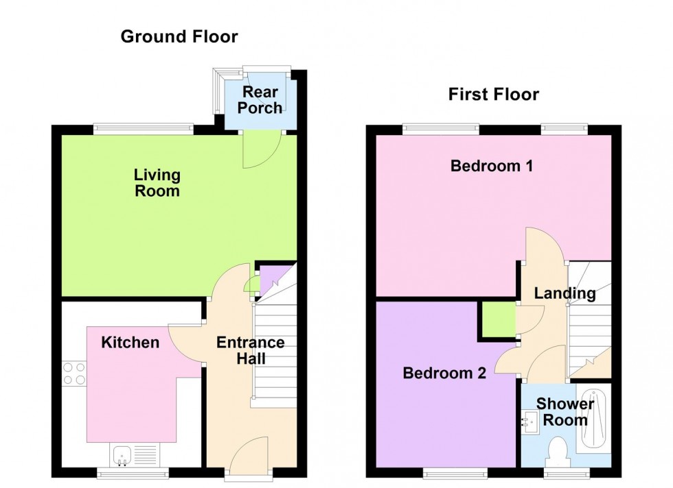 Floorplan for Park Court, Littlemoor Road, Weymouth