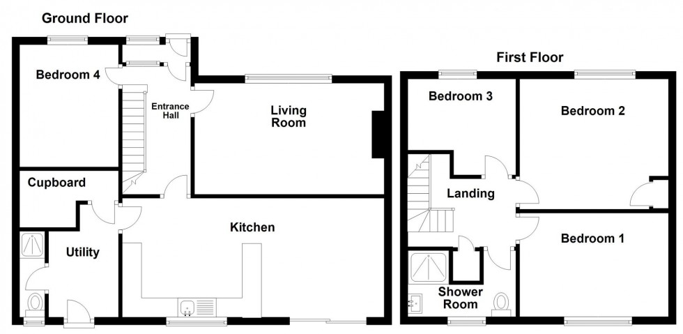 Floorplan for Grove Road, Portland