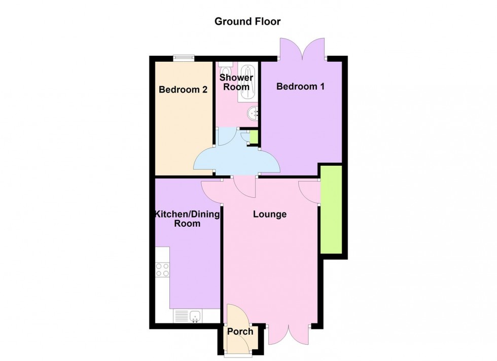 Floorplan for Fern Square, Chickerell, Weymouth