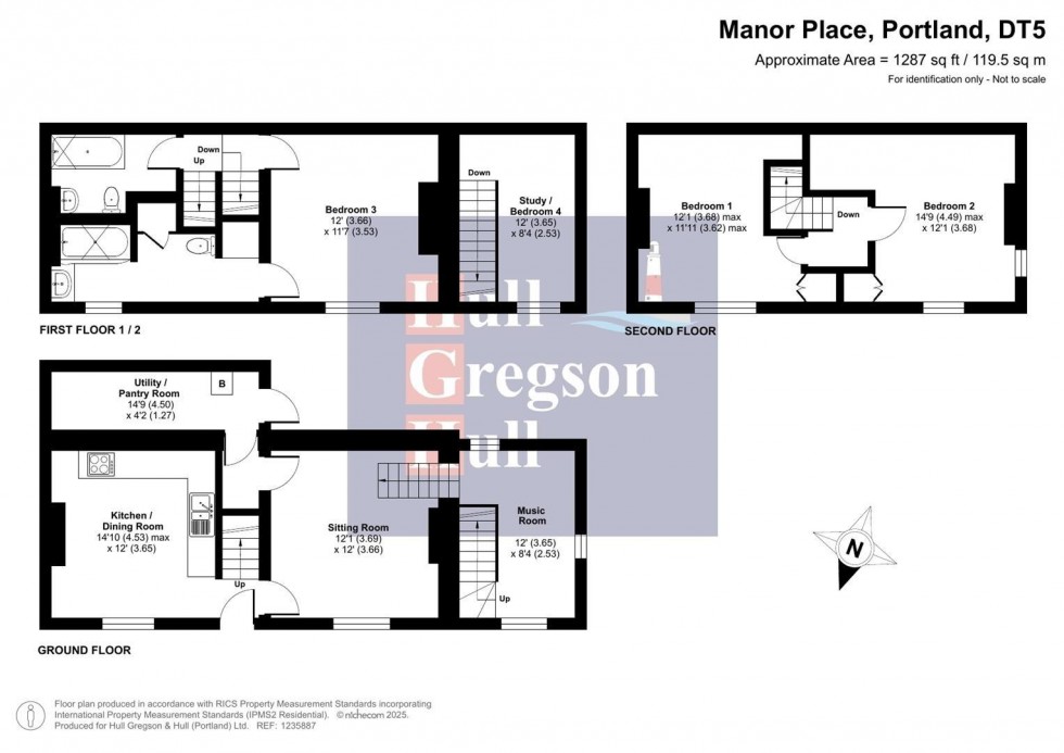 Floorplan for Manor Place, Portland